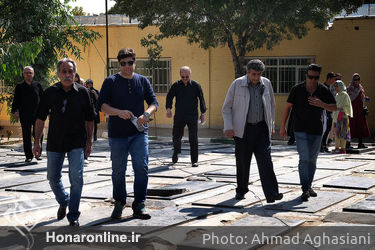 مراسم تشییع پیکر مهدی آرین‌نژاد دوبلور پیشکسوت 