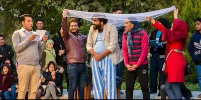 اجرای نمایش خیابانی "زندگی با طعم محبت" در پهنه رودکی 