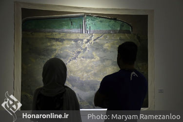 نمایشگاه نقاشی بیژن اخگر در گالری اعتماد نگارستان