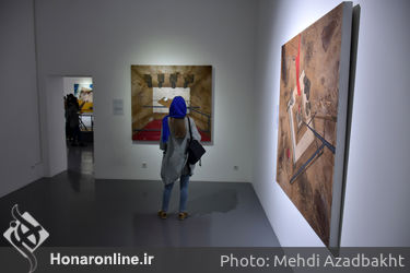 نمایشگاه نقاشی علیرضا نکویی در گالری اعتماد نگارستان