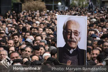 تشییع پیکر جمشید مشایخی