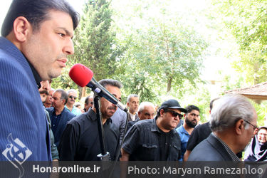 مراسم تشییع پیکر صدرالدین شجره در رادیو ارگ