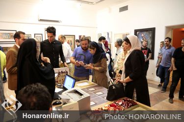 دومین بازار آثار هنری در خانه هنرمندان