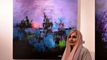 نمایشگاه نقاشی زهره صمدبین در سرزمین هنر افتتاح شد
