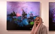 نمایشگاه نقاشی زهره صمدبین در سرزمین هنر افتتاح شد