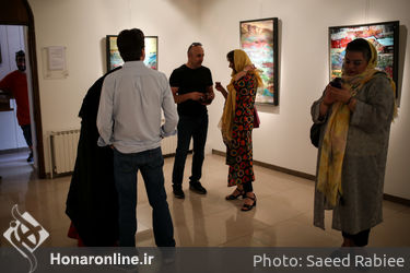 نمایشگاه نقاشی‌های سامان فرهنگی در گالری آتبین