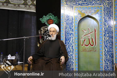 مراسم گرامى‌داشت هفتمین شب شهادت امام حسین (ع) در موسسه توسعه هنرهای معاصر2