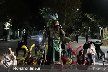 تعزیه «حر ریاحی» در مقابل تالار وحدت