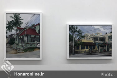 نمایشگاه آثار منیژه اخوان در گالری اُ
