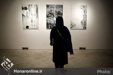 افتتاحیه نمایشگاه نقاشی دیجیتال آزاده تیموریان در گالری خط سفید