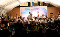 اجرای ارکستر صبا در پهنه رودکی در اولین روز جشنواره موسیقی فجر