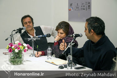 شکان زهرایی پنجمین روز نشست "هفته هنر تیر " در کافه گودو یاس