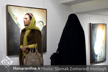 نمایشگاه نقاشی افروز هوشنگ با عنوان "مغاک" در گالری مژده 