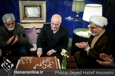 تقدیر هنرمندان تئاتر از علی مرادخانی در کافی شاپ خانه کتاب دانشگاه