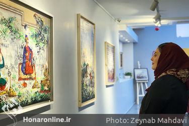 نمایشگاه نقاشی مراد فتاحی در گالری گویا