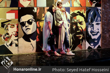 پیاده راه خصوصی مجتمع سینمایی شهرک در شهرک غرب‎