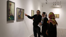 Hepta Gallery showing Sousan Ettehad paintings