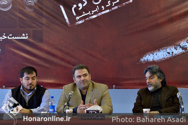 نشست خبری نمایش غبار در تالار وحدت 