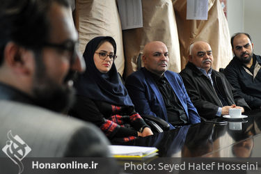 حضور سید محمدمجتبی حسینی در محل داوری آثار جشنواره مد و لباس فجر