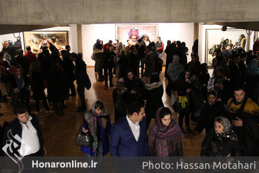 نمایشگاه نقاشی رحیم نوه سی در گالری فرهنگسرای نیاوران