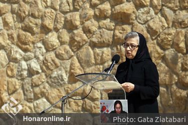 تشییع پیکر طلیعه کامران از مقابل موزه هنرهای معاصر