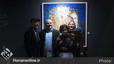 افتتاحیه نمایشگاه آثار تجسمی هنرمندان سینمایی 
