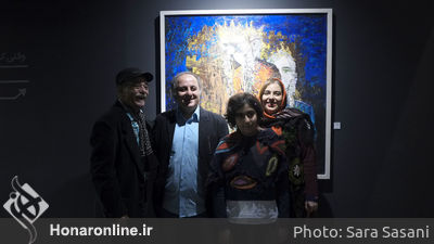 افتتاحیه نمایشگاه آثار تجسمی هنرمندان سینمایی 