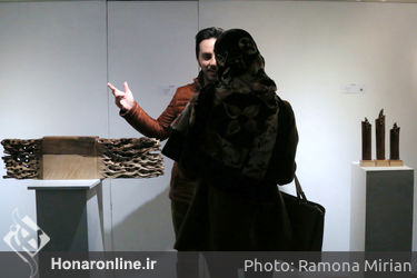 افتتاحیه نمایشگاه مجسمه‌های پژمان علومی در گالری سیحون