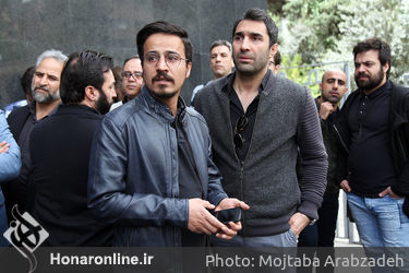 تشییع پیکر عارف لرستانی از مقابل تالار وحدت