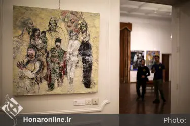 افتتاحیه نمایشگاه نقاشی های سروناز سلطانی در گالری موزه هنرهای زیبا