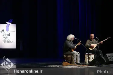 اجرای ارکان اوگر و اسماعیل حکی در سی و سومین جشنواره موسیقی فجر